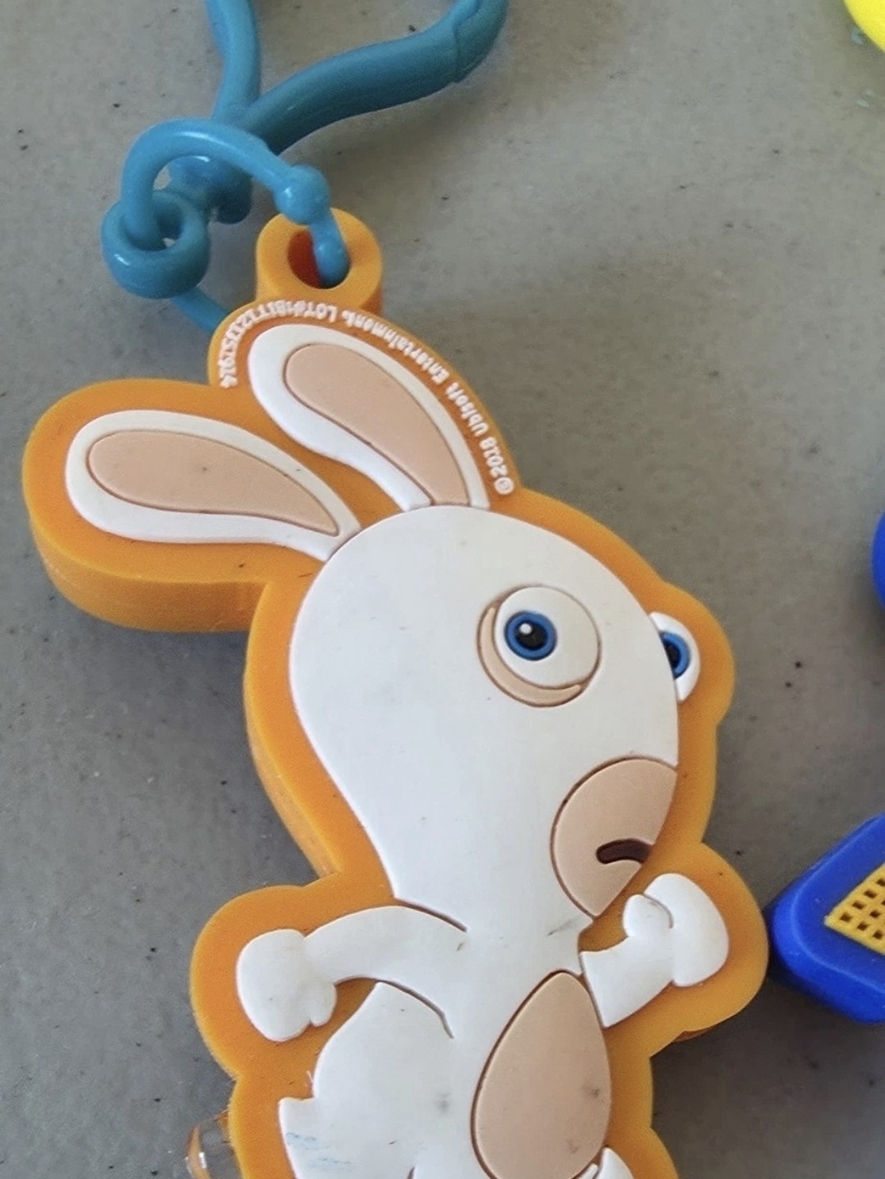 Lot Of 3 Raving Rabbids Light-Up Keychains *WORKS* - Picture 5 of 8